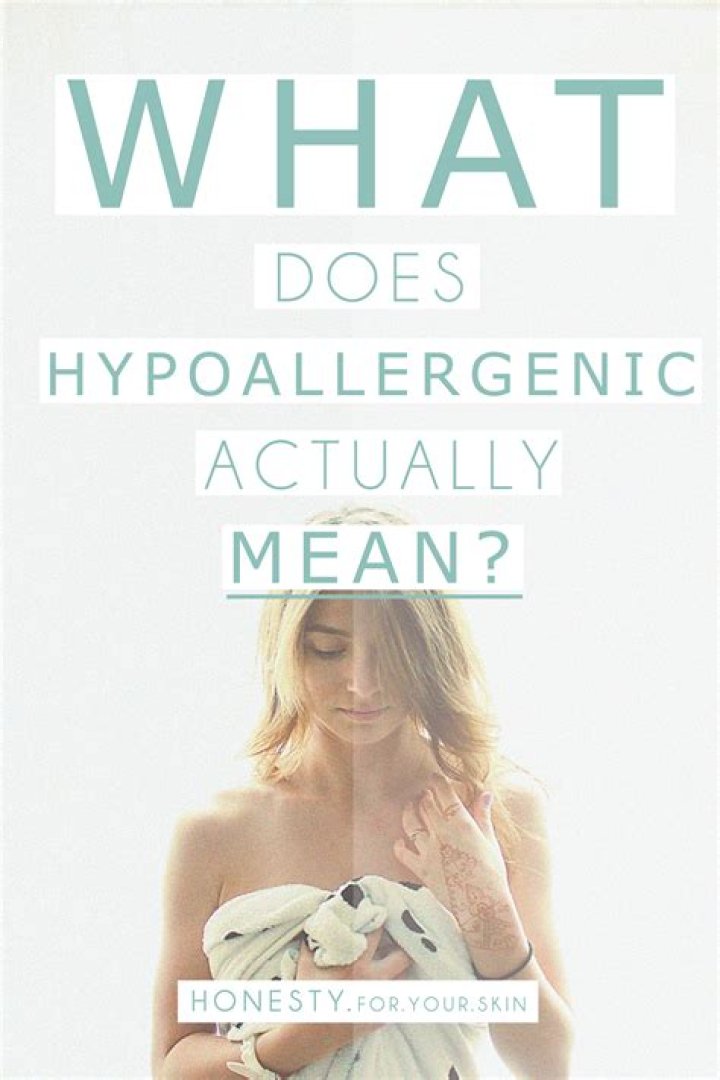 Does hypoallergenic mean?