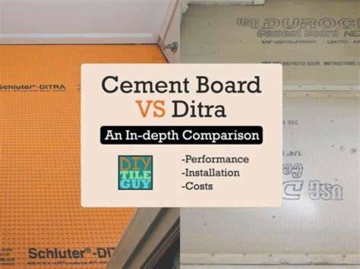 Does it matter which side of cement board faces out?