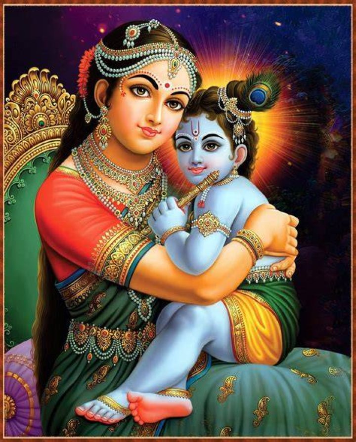 Does Krishna meet Devaki?