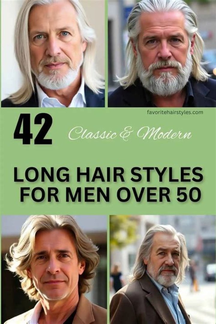 Does long hair make a man look older?