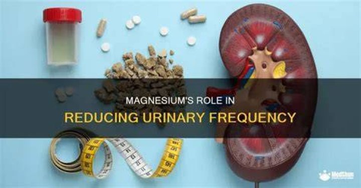 Does magnesium help frequent urination?