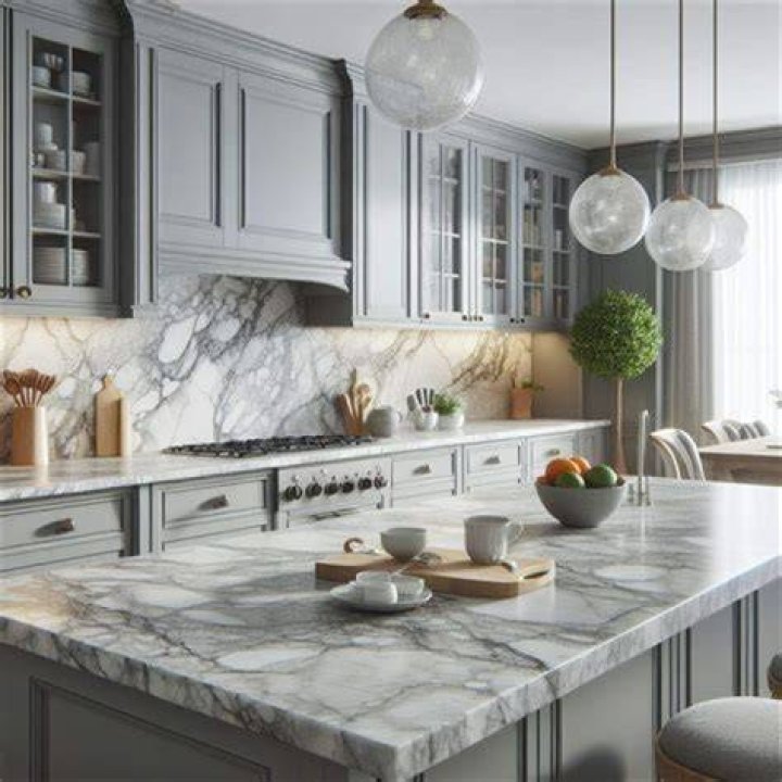 Does marble melt in a fire?