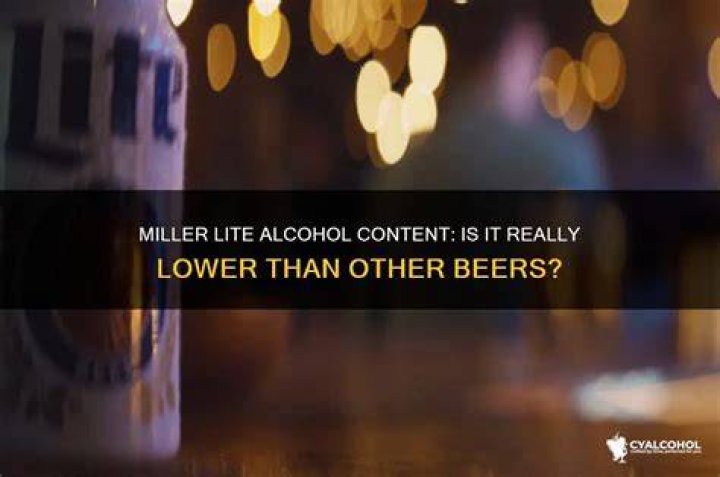 Does Miller Lite have stocks?