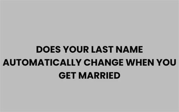 Does my name change automatically when I get divorced?