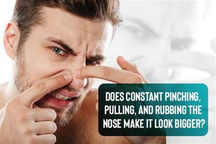 Does pinching nose make it bigger?