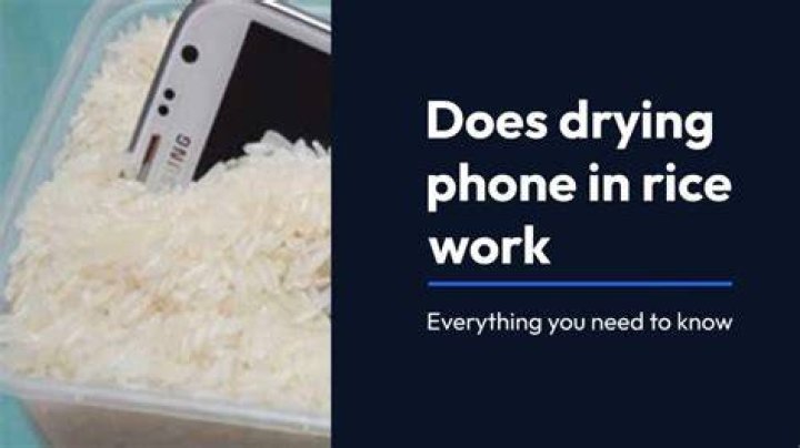 Does putting stuff in rice work?