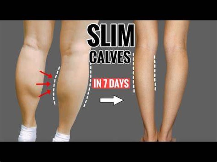 Does running slim your calves?