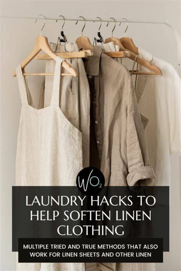 Does salt soften linen?