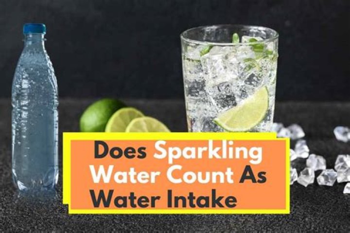 Does sparkling water count as water?
