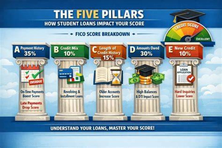 Does student loan balance affect credit score?
