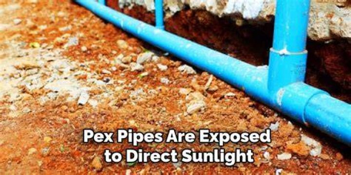 Does sunlight hurt PEX pipe?