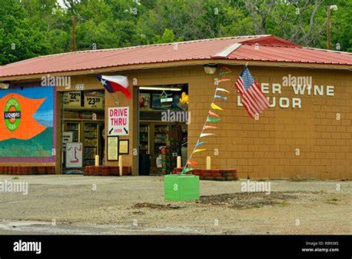 Does Texas have drive through liquor stores?
