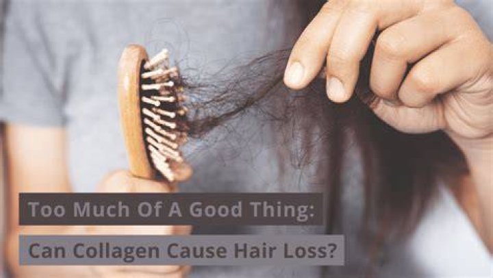 Does too much collagen cause hair loss?