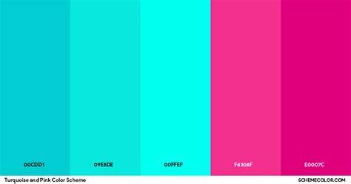 Does turquoise and pink go together?