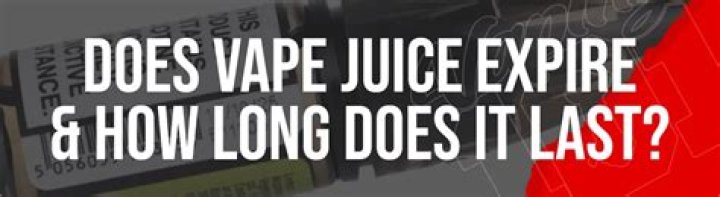 Does vape juice expire once opened?