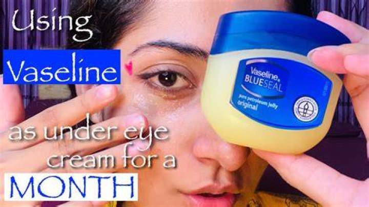 Does Vaseline help eye bags?