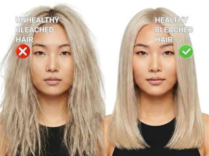 Does vinegar damage bleached hair?
