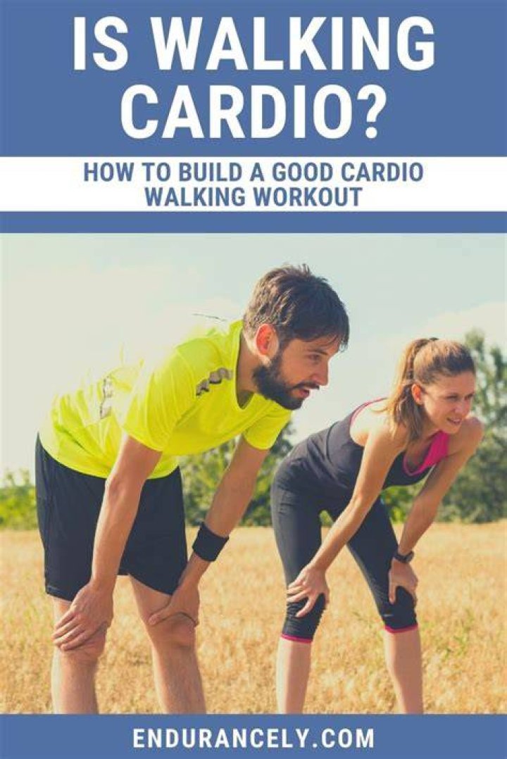 Does walking count as cardio?