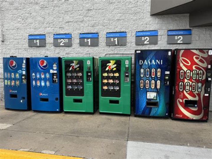 Does Walmart have vending machines?