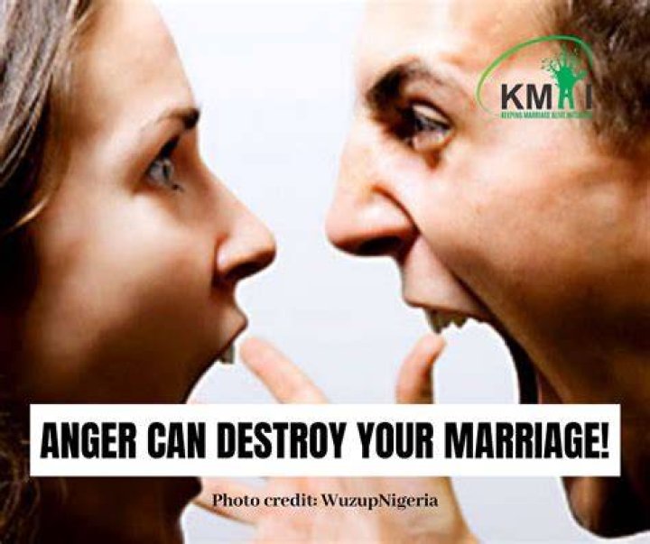 How anger can destroy a marriage?