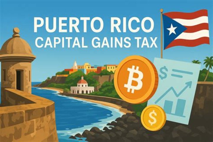 How are capital gains taxed in Puerto Rico?