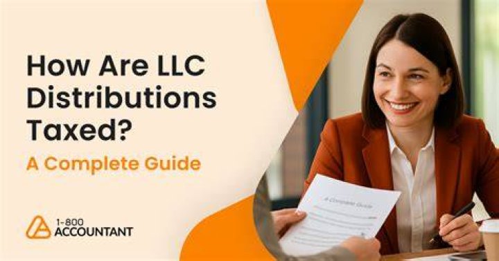 How are distributions taxed in an LLC?