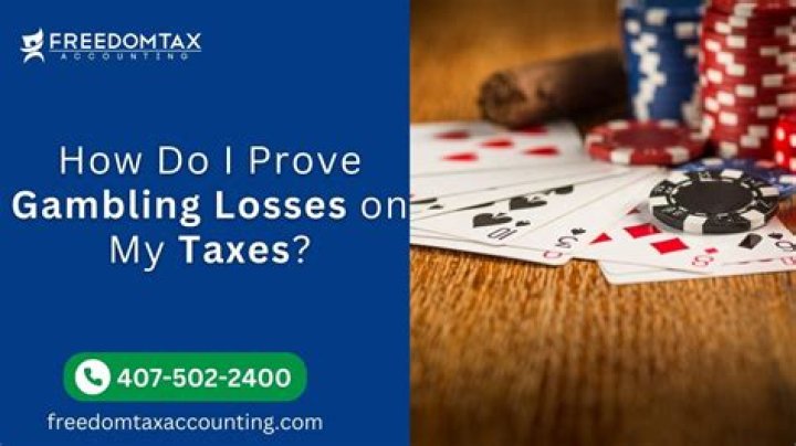How are gambling winnings and losses reported on taxes?