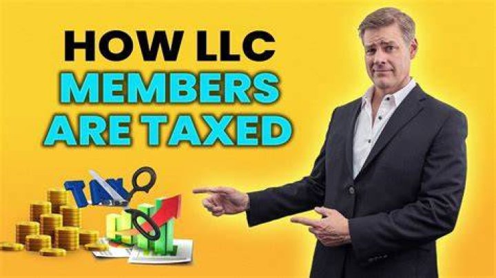 How are LLC members taxed on their income?