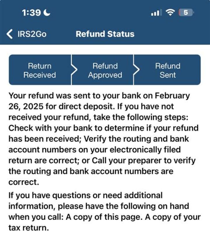 How are refunds sent to the bank account?