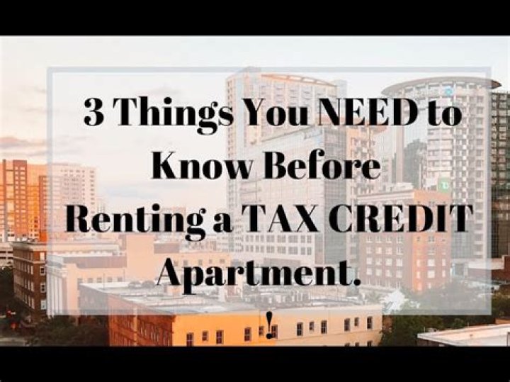 How are tax credit rents determined?