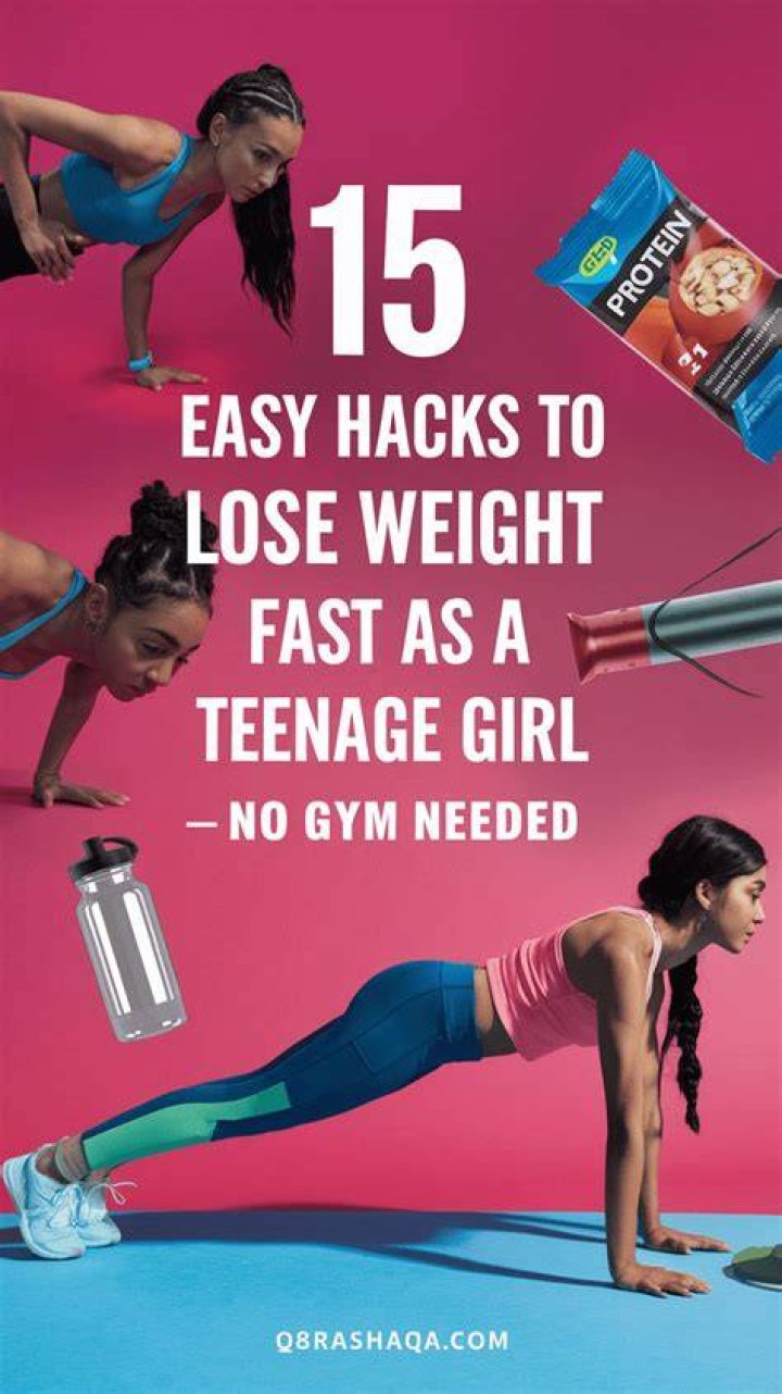 How can a teenage girl lose weight fast?