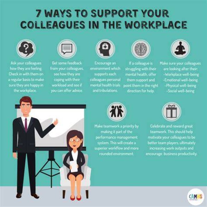 How can colleagues assist one another?