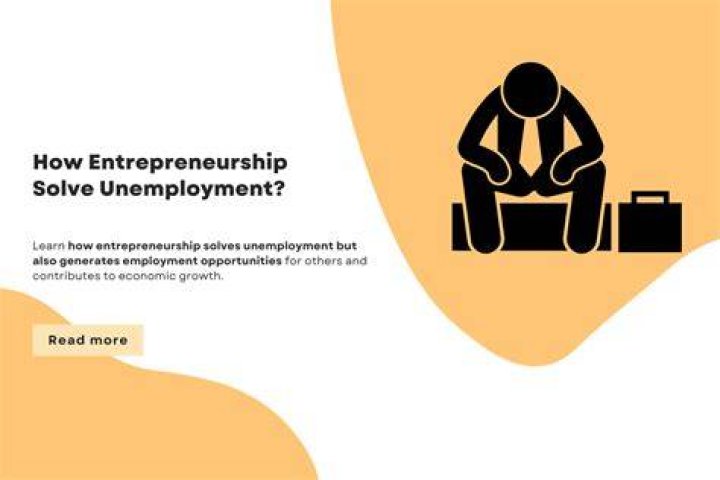 How can entrepreneurship reduce unemployment?