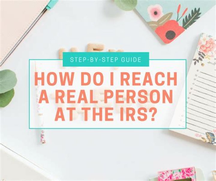 How can I actually speak to a real person or agent at the IRS?