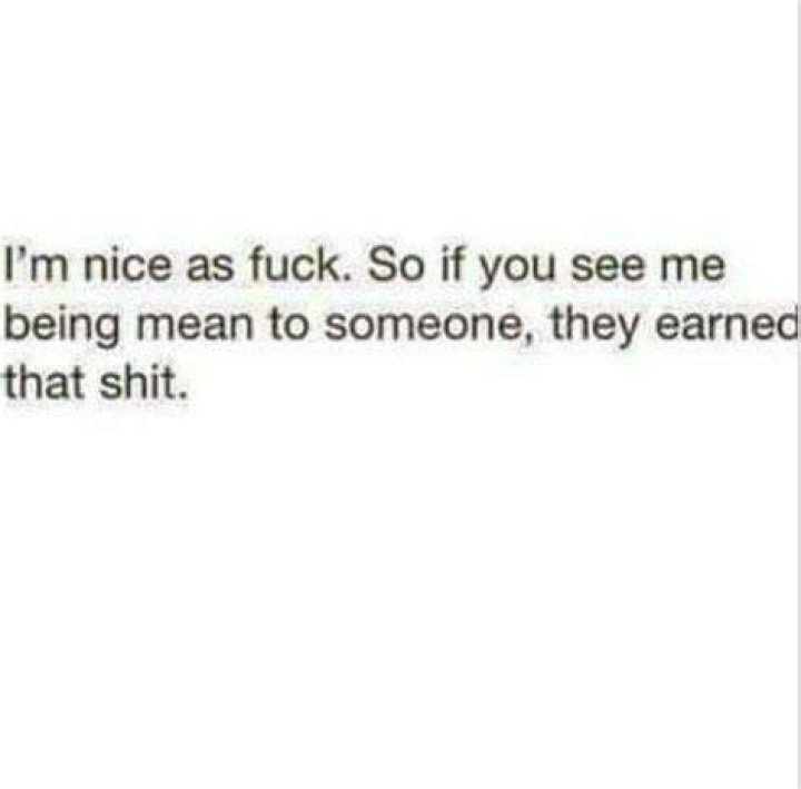 How can I be nice in a mean way?
