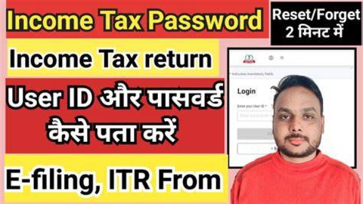 How can I change my income tax ID password?