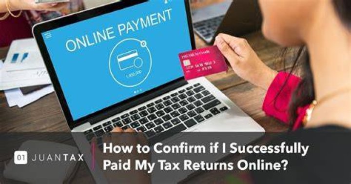 How can I check if I have paid my tax?