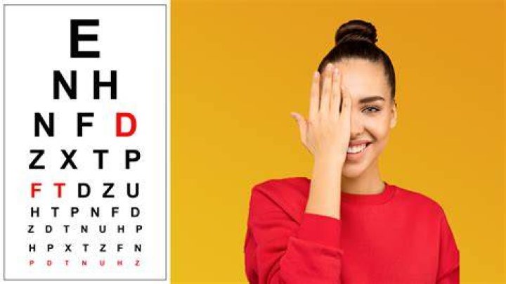 How can I check my eyesight at home?