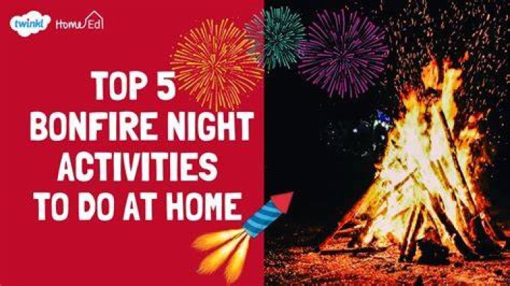 How can I do bonfire night at home?