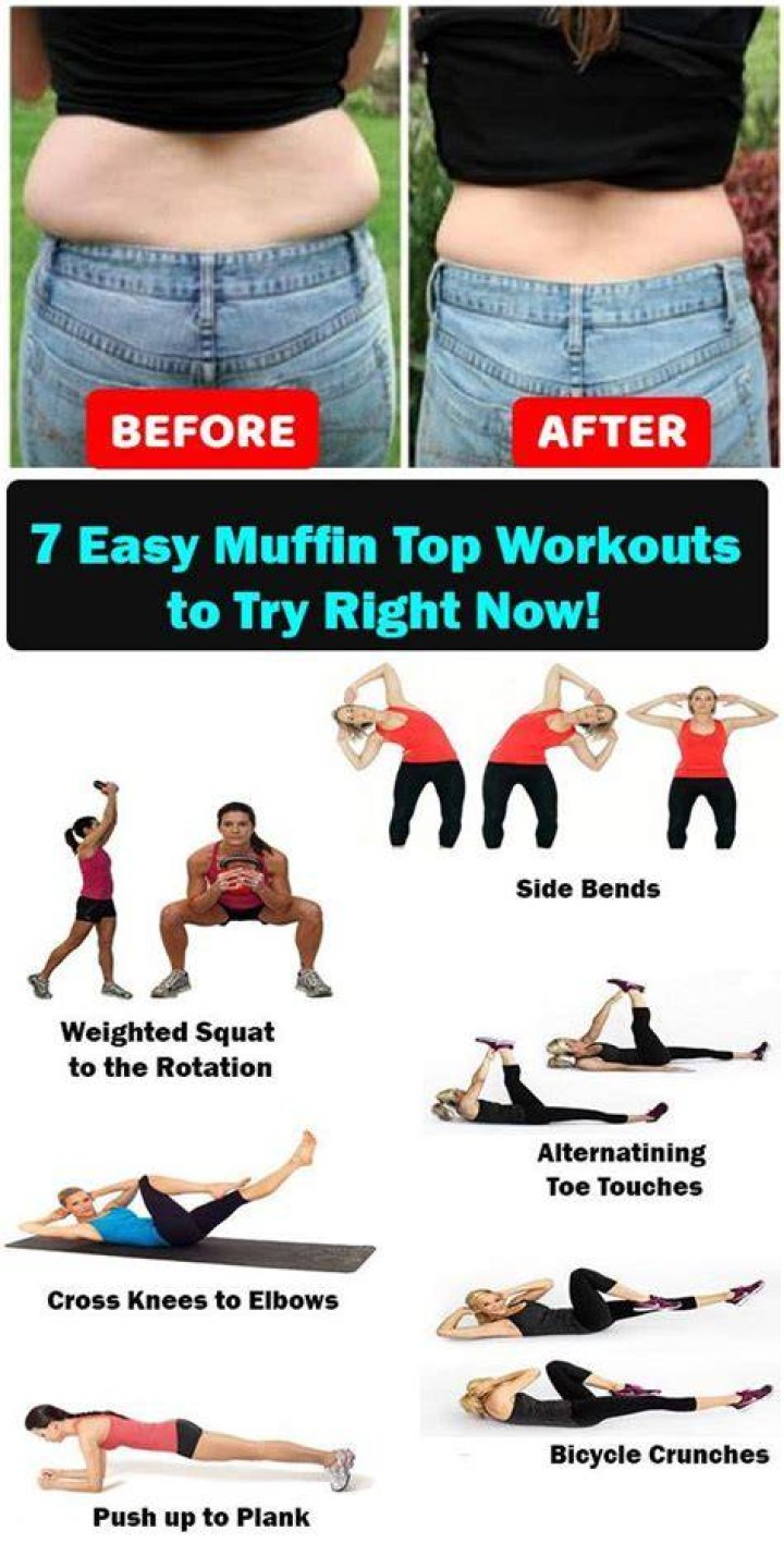 How can I fix my muffin top?