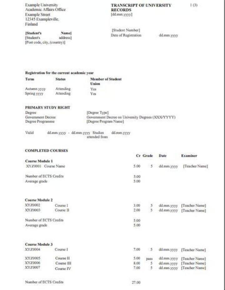 How can I get all of my transcripts?