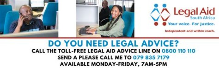 How can I get free legal advice in South Africa?
