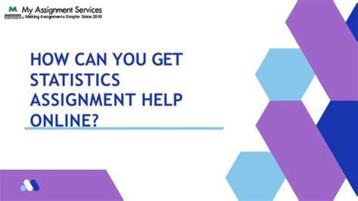 How can I get help for statistics?