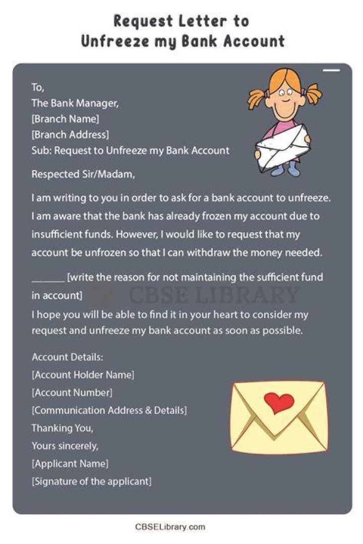 How can I get my account unfreeze?