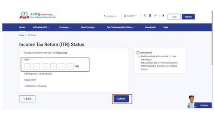 How can I get my ITR notice number?