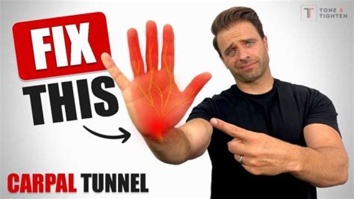 How can I get rid of carpal tunnel at night?