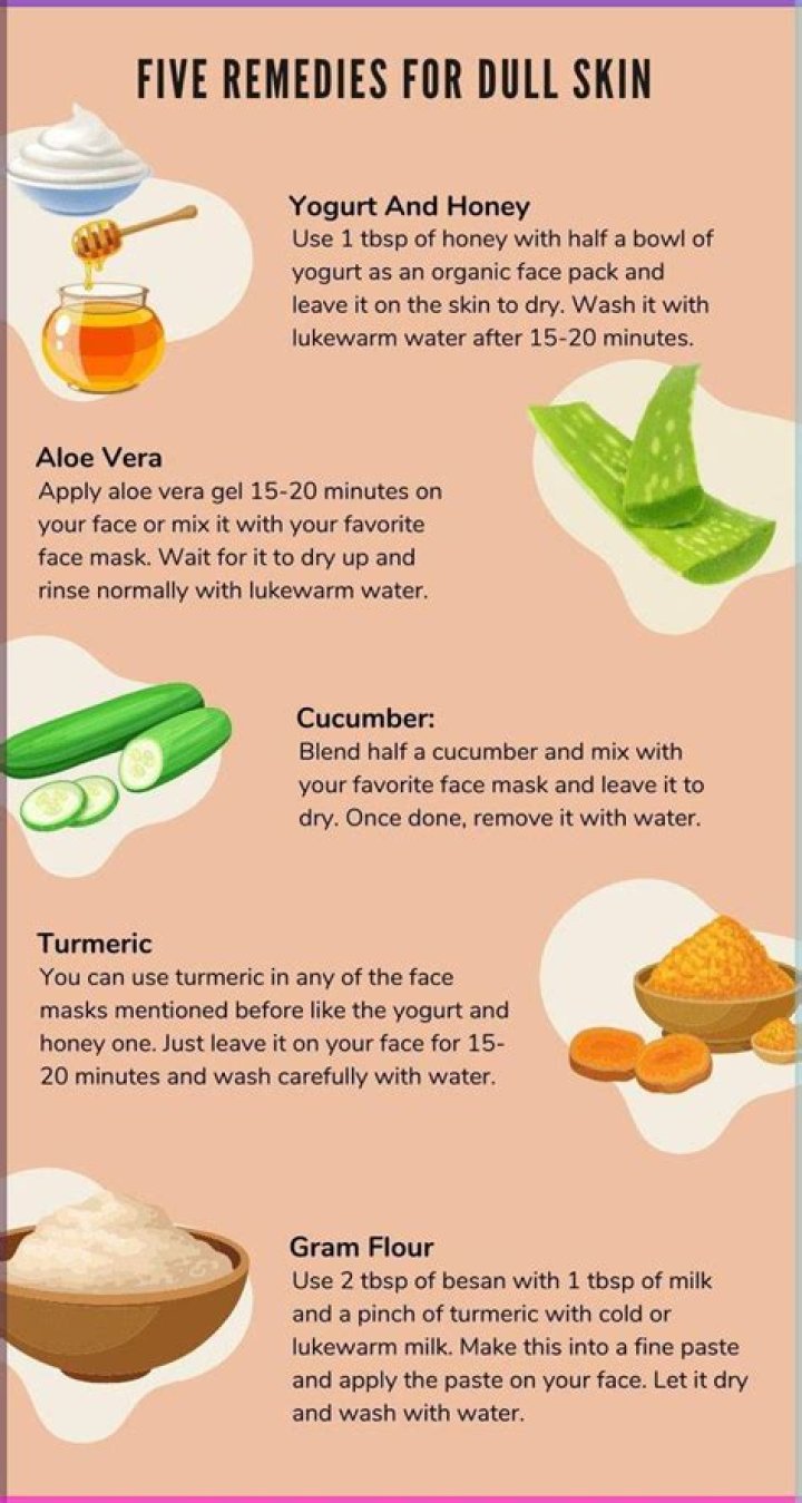 How can I get rid of dull skin naturally?