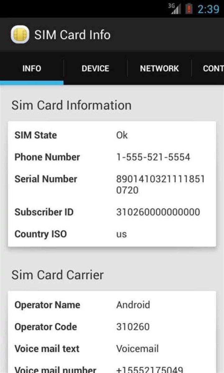 How can I know my SIM number from unknown?