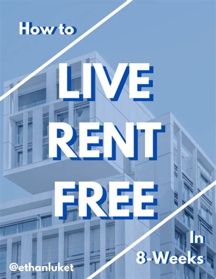 How can I live rent free for a year?