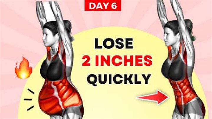 How can I lose 2 inches off my waist in 2 weeks?